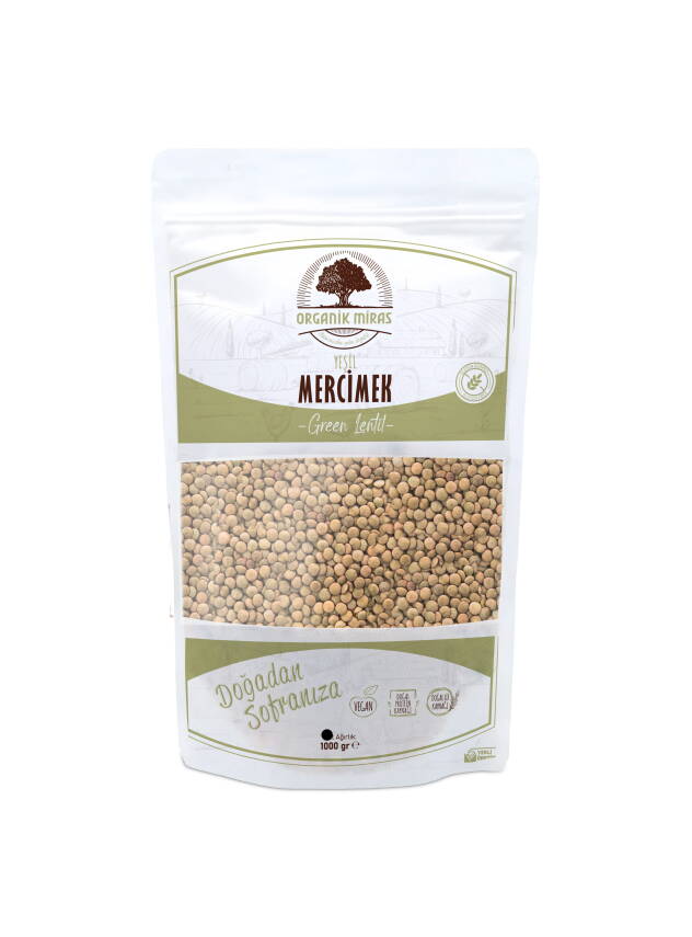 Yeşil Mercimek 1kg - 1
